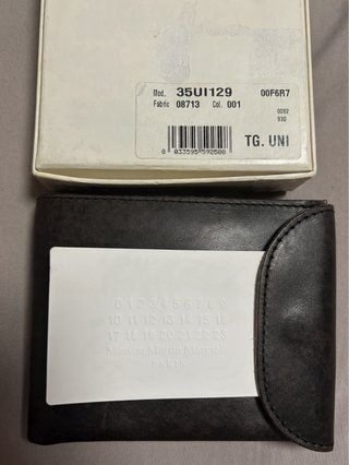 Cartera Maison Margiela Cuero Marrón Envejecido