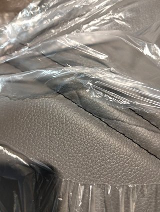 Juego de 6 Sillas AXISS Tapizadas PU Gris