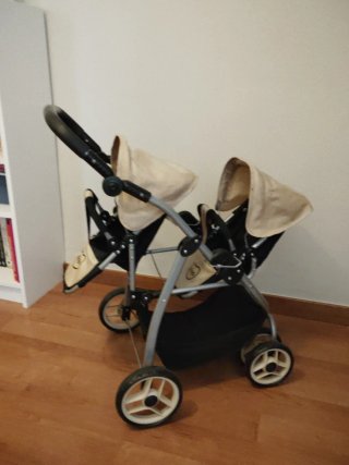 Carrito Gemelar para Muñecas