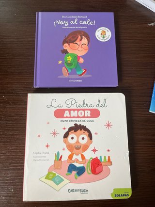 Pack 2 cuentos: ¡Voy al cole! Y La piedra del amor