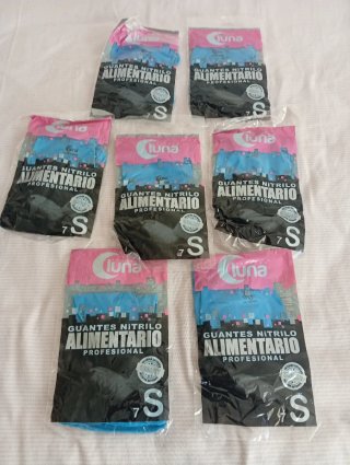 Guantes Nitrilo Alimentario Talla 7