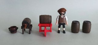 Playmobil Tonelero Victoriano Con Barriles
