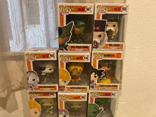Lote 12 Figuras Funko Pop Dragon Ball