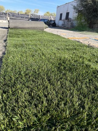 Césped artificial reciclado