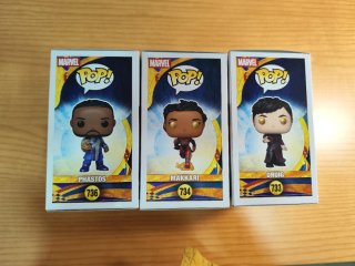 Lote 3 Funko Pop Eternals Phastos, Makkar, Druig