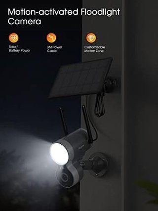 Cámara Vigilancia WiFi Exterior Solar · Nuevo