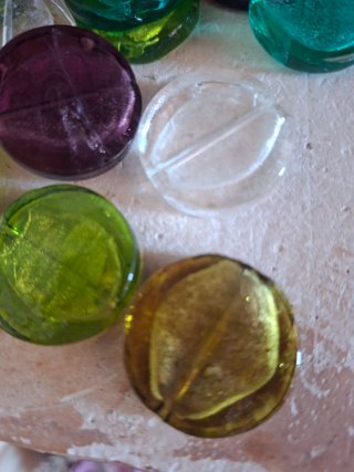 Stock di perline in vetro simil Murano