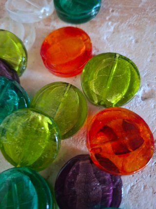 Stock di perline in vetro simil Murano