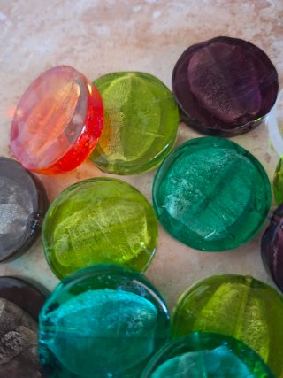 Stock di perline in vetro simil Murano