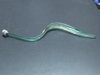 Ricambio Lampadario Vetro Murano Foglia Verde