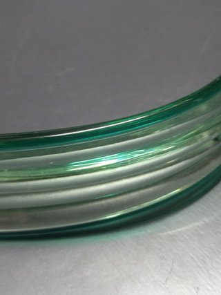 Ricambio Lampadario Vetro Murano Foglia Verde