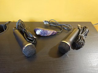 2 Micrófonos y Nunchuck para Nintendo Wii