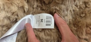 Chaquetón de pelo Naf Naf beige