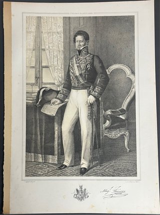 GENERAL MIGUEL TACON ROSIQUE - Grabado - 1852