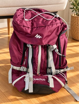 Mochila Trekking Forclaz 50 EasyFit L Decathlon