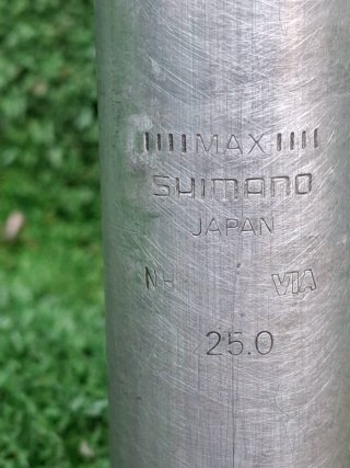 Tija de sillín Shimano 25.0mm