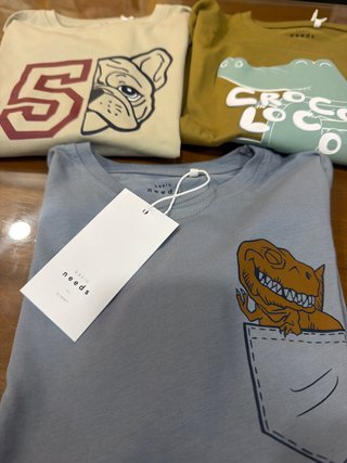 Pack 3 Camisetas Niños Talla 5-6 Años