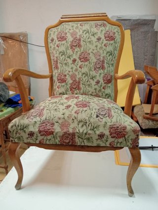Sillón Vintage con Brazos para Restaurar
