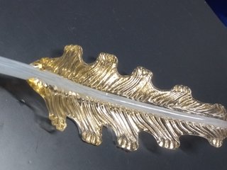 Ricambio Foglia Vetro Murano Alta Dorsata