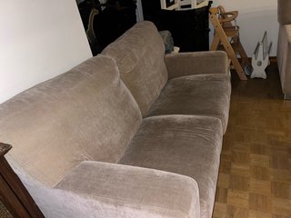 Sofá de 2 plazas beige