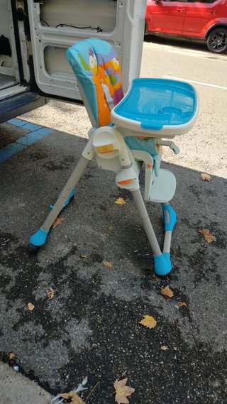 Trona para comer de bebe