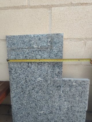 Encimera de granito gris pulido 3cm