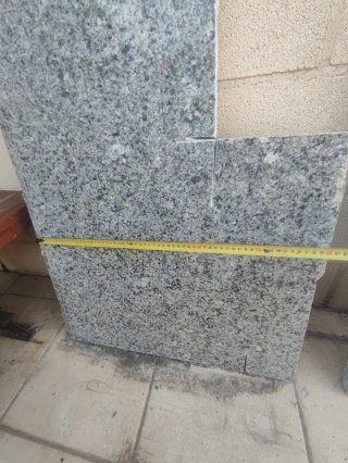 Encimera de granito gris pulido 3cm