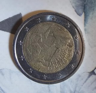 Moneda 2€ Conmemorativa  Programa Erasmus España