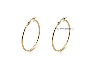 argollas oro 18k