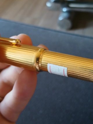 Penna stilografica con pennino in oro
