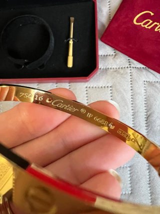 Conjunto Pulsera y Anillo Cartier acero inoxidable