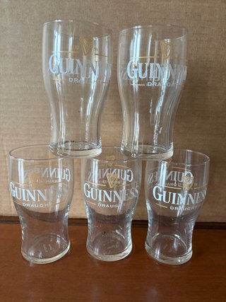 Bicchieri Guinness 0,20 - Set 5 Pezzi