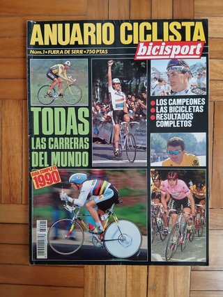 2 revistas Catálogo y Anuario Bicisport 90 vintage