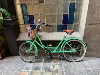 Bicicleta Urbana Vintage Estilo Holandés Verde
