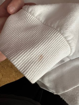 Sudadera blanca básica