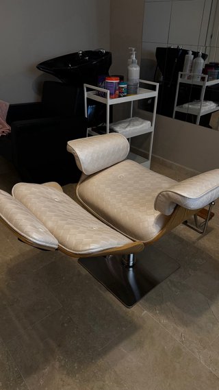 Sillón Peluquería/Barbería Reclinable Madera