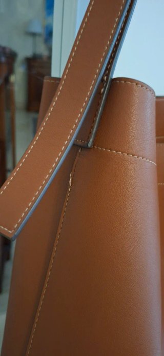 Bolso Cartera Marrón Mango