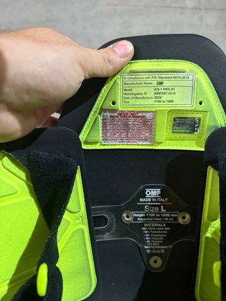 Protector de Costillas Kart OMP KS-1 PRO