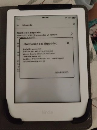 Kindle 8ª Generación Blanco