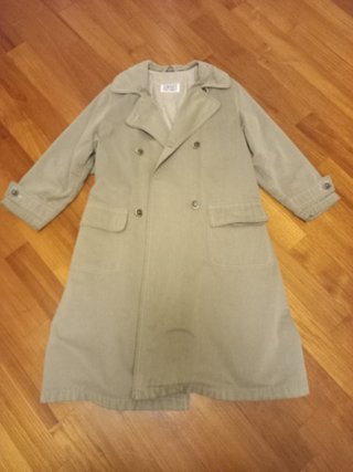 cappotto trench vintage armorica beige con cintura