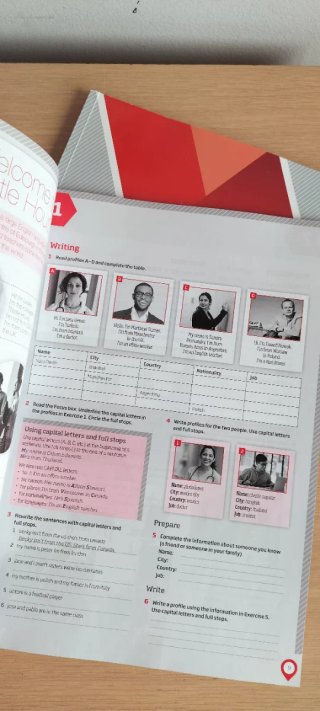 ROADMAP Libro EOI ingles nivell A1. Student y work