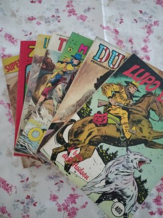 Lotto fumetti western anni 70