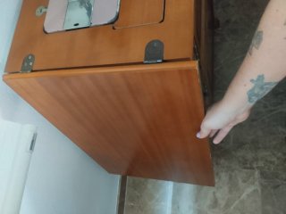 Máquina de coser Singer con mueble