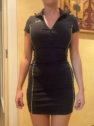 Vestido deportivo Puma negro