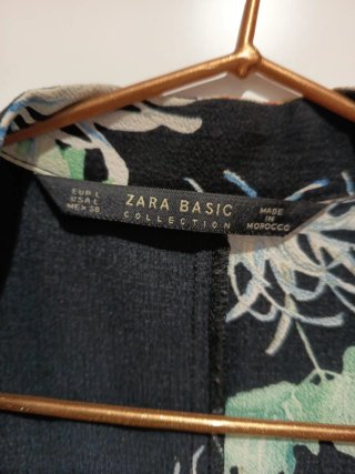 Mono Zara estampado floral talla L