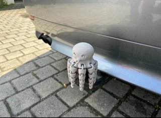 Cubre Bola de Remolque Pulpo Articulado 3D