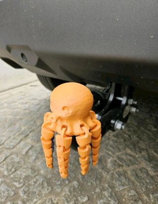 Cubre Bola de Remolque Pulpo Articulado 3D