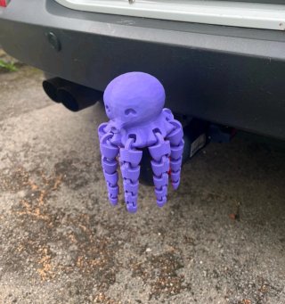 Cubre Bola de Remolque Pulpo Articulado 3D