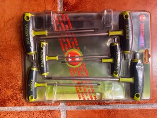 Juego de 5 Destornilladores en T Palmera Torx