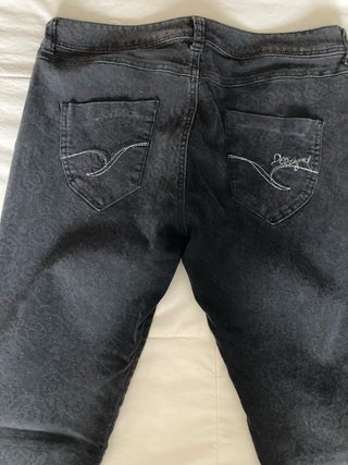 Pantalón Desigual Jegging Fit Negro Talla 32